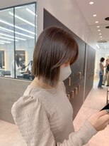 ロンドシエル 横浜(Lond ciel)&nbsp;【阿部もえる】切りっぱなしが可愛いbob 横浜