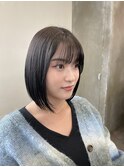 黒髪ボブ