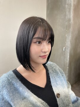 エイト 池袋店(EIGHT ikebukuro) 黒髪ボブ