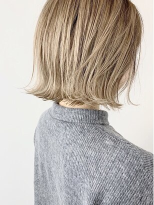 2025年春】ボブ ホワイト アッシュの髪型・ヘアアレンジ｜人気順 