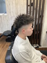 ライズヘアー(RISE HAIR)&nbsp;スキンフェード＋ツイストパーマ