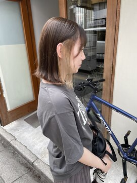 カレンアンドエクラート 大宮(KAREN&ECLART) インナーカラー  ボブ　髪質改善　トリートメント　縮毛矯正