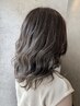 【☆人気No.２☆】カット+透明感カラー+ナノバブル￥11624→￥8490{指名不可｝