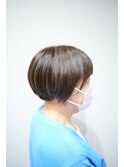 ★ふんわりアッシュベージュ 白髪ぼかし 30代~60代#ショート