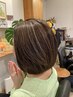 カラー(コラーゲン入)+カット+ヘッドスパシャンプー+トリートメント