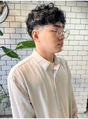 NOA solte. メンズプードルパーマ/メンズショート/ツーブロック