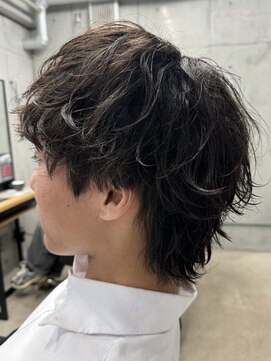 フイ 新宿3丁目(Hui) ハイトーンカラー/マッシュパーマ/アースカラー/men's/