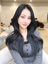 ノエシキカ(noe sikika)&nbsp;韓国レイヤーブルーブラック（20代/30代/韓国/髪質改善）E124