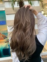 コワフェル ド エクセル 白楽店(la coiffure de excel)&nbsp;シーサイドベージュカラー