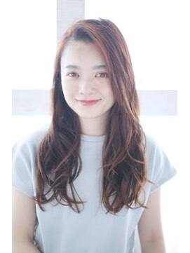 アウラ(Aula by marbles) ピンクブラウン/レッドブラウン/かきあげバング[横浜]