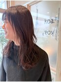 アールグレイカラー×ロングヘア