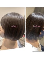 吉野ヘアダメージ研究所 銀座&nbsp;ショート/ショートヘアー/ボブ/髪質改善/艶髪/くせ毛/ストレート