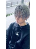 ★ホワイトシルバー×ブリーチカラー3回
