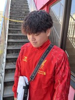 アイズ 海老名(AIZU) ツイストスパイラルパーマ メンズマッシュ マッシュパーマ