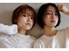 【選べる質感ケア】カット+ケアカラー+premique TR or cashmere TR￥9000