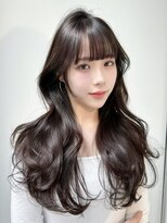 ニューヨークニューヨーク なんば道頓堀店(NYNY)&nbsp;韓国ヘア　レイヤーカット　くびれヘア　グレージュ