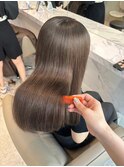 美髪*透明感グレージュ*髪質改善*Zina札幌