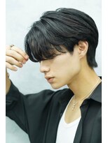 クロムトウキョウ ザ バーバー ネオン 新宿店(CHROM TOKYO the Barber ne/on) ナチュラルセンターパート×ニュアンスパーマ