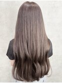 アプリコットオレンジくびれヘアハイライトカラー熊本