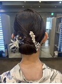 ヘアセット+浴衣浴衣着付