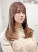 レイヤーカット韓国ヘア