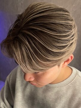 アンサー 渋谷(ANSWER) メンズバレイヤージュハイライトセンターパート