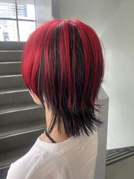 オーストヘアー ミコ(Aust hair Mico) レッド×ブラックインナー