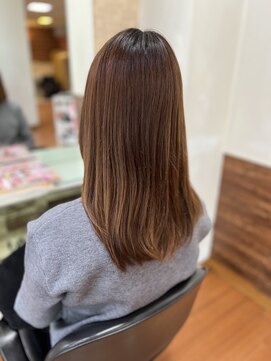 アークスヘアー 20代30代大人美人小顔ブリーチなし韓国ヘアアッシュブラック