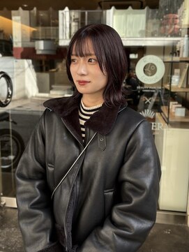 エヴリンアンドペイジ(Evelyn&paige) ダークラベンダー/ボブ【神戸/元町】