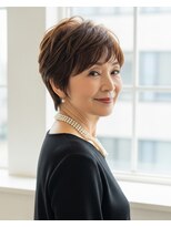 ラディシュ さがみ野(RADISH) 春色レイヤーショート◎40代50代小顔効果小顔スタイル