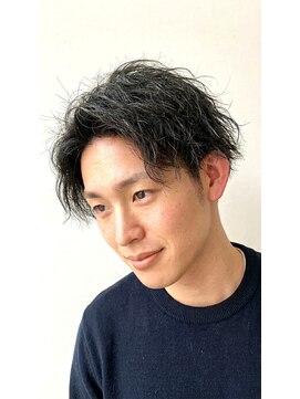 ヘアーアンドグルーミング ヨシザワインク(HAIR&GROOMING YOSHIZAWA Inc.) アップバングツイストスパイラルパーマショートツーブロック
