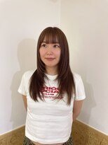 アンク クロス 吉祥寺店&nbsp;ブリーチなしダブルカラー《オリーブブラウン/レイヤーカット》