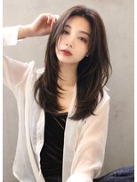 ブランニュー オーバー 難波店(Brandnew over)&nbsp;【Brandnew】レイヤーカット＿ワンホンレイヤー＿20代30代40代
