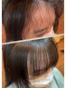 似合わせカット+学生ストレート(縮毛矯正)+トリートメント