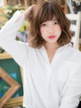 オアシス 池袋店(oasis) ホワイトアッシュ無造作ショートパーマ