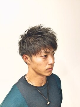 毛束感重視 彡黒髪ツーブロックショート L バーバーショップ テト キタヤマ Barber Shop Tete Kitayama のヘアカタログ ホットペッパービューティー