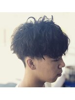 ヘアーアンドメイク シェリ(Hair&Make Cherie)&nbsp;メンズ　マッシュ　スパイラルパーマ