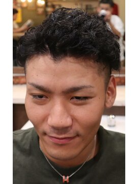 アクセプトザワールドバーバー(Accept the world barber) ラフパーマ×2ブロック