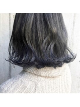 アコット(Acotto.) アッシュブラック ネイビー インナーカラー