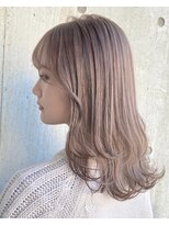 リグフクオカ(L.I.G fukuoka)&nbsp;【L.I.G fukuoka】透け感たっぷりミルクティーベージュ♪