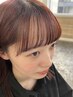 【朝のスタイリングが楽ちんに♪】前髪パーマ+似合わせ前髪カット￥4500