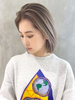 アイティーバイアルバム 八王子店(IT by ALBUM) シャドールーツボブ_イヤリングカラーラベンダーカラー_ba320932