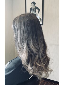 ヘアーアークス(hair Arks) バレイヤージュカラー