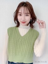 オーブ ヘアー ラフィネ 帯広店(AUBE HAIR raffine) 20代・30代_くびれボブ