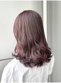 《TARO》 秋ヘアー 外ハネボブ  ベビーピンク