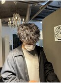ツイストスパイラルパーマ波巻きスパイラルパーマメンズマッシュ