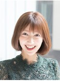 髪質改善/切りっぱなしボブ/美髪/30代40代/［人形町］