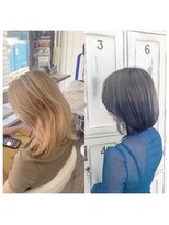 クラン ヘアーアンドスタジオ(CLAN hair & studio)&nbsp;ハイトーンカラーエクステプルエクステブリーチカラーインナー