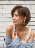ショート/前髪カット/顔周り×ブリーチなし/髪質改善[池袋]