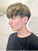 ツーブロショート